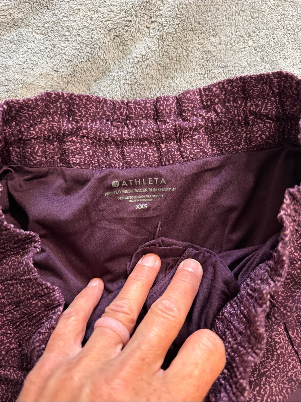 Bundle off 5 pairs Athleta Mesh Racer Run Shorts
